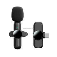 Microphone cravate sans fil TNH LM-K3 One Drag Two pour enregistrement vidéo en direct, réduction intelligente du bruit