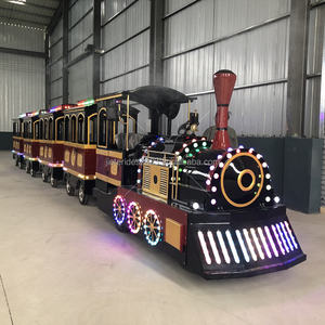 รถไฟไฟฟ้าสำหรับเด็กในสวนสนุก<span class=keywords><strong>แบ</strong></span>บไม่มีรางสำหรับใช้ในร่มและกลางแจ้งดีไซน์<span class=keywords><strong>ล่าสุด</strong></span> - Product Image 4