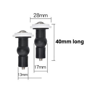 Tornillo <span class=keywords><strong>de</strong></span> expansión <span class=keywords><strong>de</strong></span> goma para inodoro, piezas <span class=keywords><strong>de</strong></span> reparación <span class=keywords><strong>de</strong></span> fijación, Kit <span class=keywords><strong>de</strong></span> pernos <span class=keywords><strong>de</strong></span> <span class=keywords><strong>bisagra</strong></span> para inodoro, pernos universales para asiento <span class=keywords><strong>de</strong></span> inodoro - Product Image 2