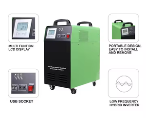 Năng Lượng Mặt Trời Hệ Thống Điện 1000 W 1500 W Tất Cả Trong Một Máy Có Chứa Với Biến Tần Điều Khiển Sạc Pin - Product Image 5