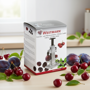 Descorazonador de cerezas y ciruelas Westmark Steinex Combi, fabricado en Alemania - Product Image 3