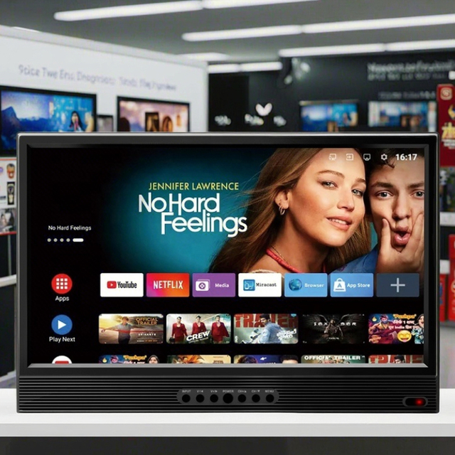 Wholesale Portable Digital Smart TV Intelligent Screen HD FHD 14 15.6 16 17.3 18 20 Inch LED Smart TV