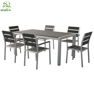 Muebles De Exterior Para Jardin 6seater Garden Dining Furniture Patio Outdoor Dining Sets For 4-6