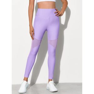 Fisoew Womens High Waisted Leggings <b>Mesh</b> Yoga <b>Pants</b> Butt Lifting Workout Running Stretchy Leggings - Product Image 2