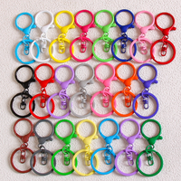 BC société bonne qualité 8 couleurs en acier inoxydable plaqué métal homard fermoir clé crochet chaîne bijoux à bricoler soi-même faisant porte-clés