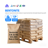 Bentonite granulée pour la production de pellets de minerai de fer en métallurgie