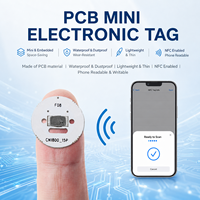 Étiquette RFID NFC 213 réinscriptible 13,56 MHz, diamètre 25 mm