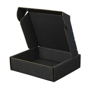 Emballage plat <span class=keywords><strong>E</strong></span> flûte carton ondulé boîtes d'emballage en carton expédition boîte postale jaune emballage boîte cadeau - Product Image 3