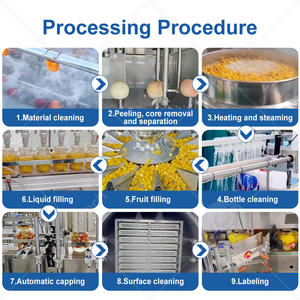 Machine à peler, découper, dénoyaouter et étiqueter les ananas ORME, ligne de traitement automatisée des fruits en conserve - Product Image 2