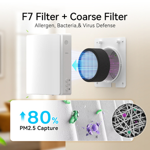Sistema de Aire Fresco para el Hogar de Montaje en Pared Airwoods con Ahorro de Energía, Flujo de Aire de 64 M3/h, Eco-Pair Plus, ERV para una Sola Habitación, para Uso Doméstico - Product Image 4
