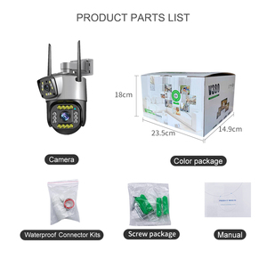 3,5-Zoll-Smart-Security Wi-Fi/4G-wasserdichte Kamera mit zwei Objektiven, Nachtsicht-Bewegungs erkennung und Cloud-Speicher - Product Image 3