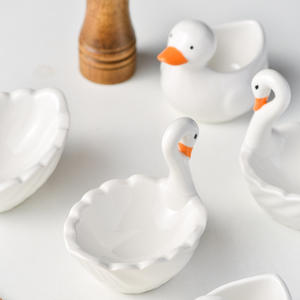 Plato de Cerámica para Alimentar Animales, Diseño de Pato/Cisne, Ecológico, Antideslizante, en Oferta - Product Image 4