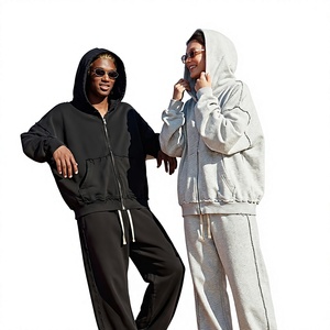 Jogging personnalisés en gros, pantalons de jogging en molleton 350 g/m², coupe décontractée, pour marques streetwear américaines, tailles S M L XL - Product Image 6