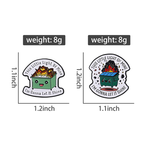 Déjame pensar en este Pin de esmalte, broche divertido para la ansiedad, insignia de solapa, regalo de joyería para amigos, suministro a granel - Product Image 6