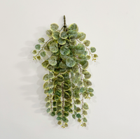 Offre Spéciale : Plantes Vertes Artificielles Suspendues, Feuilles d'Eucalyptus, Décoration Murale et de Plafond, Feuilles de Monnaie