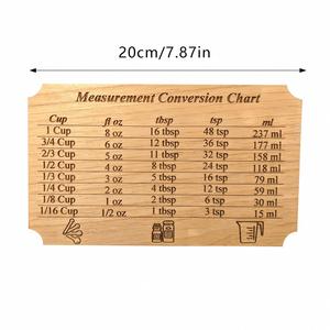 Tabla de Cortar Multifuncional de Madera Personalizada para Repostería, Tabla de Medir para Cocina, Regalos de Cocina Personalizados al por Mayor - Product Image 2