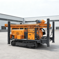 Foreuse hydraulique diesel sur chenilles JTQZ-350 pour puits d'eau, profondeur 350m, idéale pour routes boueuses - Approvisionnement direct usine