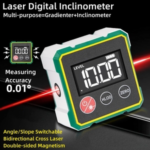 Công cụ Đo góc kỹ thuật số chất lượng cao-Máy Đo Góc với máy đo độ nghiêng hiển thị kỹ thuật số <span class=keywords><strong>laser</strong></span> - Product Image 6