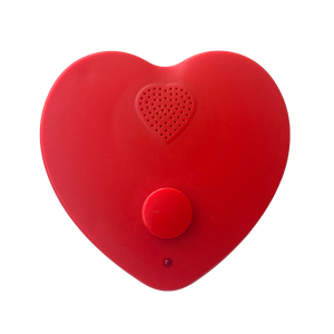 Módulos de Sonido Programables JR DTX01 con Forma de Corazón, de 16 Minutos y 16MB, Alimentados por Batería <span class=keywords><strong>AAA</strong></span>, Rojos, Grabables y con Sonido de Clic, Precio de Fábrica - Product Image 1
