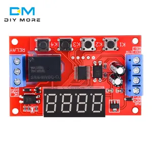 DC 12V 10A Module de relais temporisé réglable 32 fonctions relais de temporisation numérique interrupteur de déclenchement de temporisation interrupteur de commande de minuterie