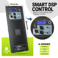 Carte d'amplification professionnelle de classe D RQSONIC ZD3-RQPRO, module d'amplificateur audio numérique 2.1 pour enceinte active