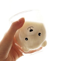 Verre borosilicate à double tasse de café, bodum thule de dessin animé, bodum thule, résistante à la chaleur, tasse à jus, tasse de bière