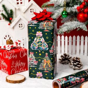 Reversible Christmas Gift <b>Wrapping</b> <b>Paper</b> 17 In X 33 Ft Double Side Recyclable For Holiday Craft - Product Image 6