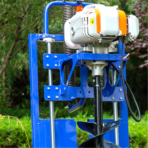 Máquina perforadora de pozos a gasolina para movimiento de tierras agrícolas, tipo carrito, para plantación de árboles en huertos, fertilización y estacado. - Product Image 2