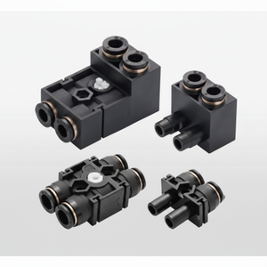 Pisco ตัวเชื่อมต่อหลายส่วน PQ4-B ชิ้นส่วนนิวเมติกที่มีคุณภาพสูง - Product Image 1
