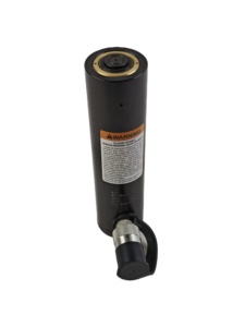 VIT-W Cric hydraulique portable 20 tonnes à piston creux en aluminium, vérin hydraulique simple action pour l'entretien d'équipements lourds - Product Image 1
