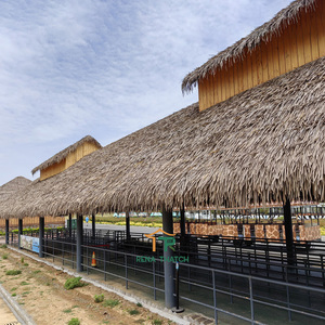Künstliches <span class=keywords><strong>Bali</strong></span>-Synthetik-Reetdach für Tiki-Hütten, Bars, Künstlicher Reet-Sonnenschirm für Strandrestaurants, Zoos und Resorts - Product Image 1