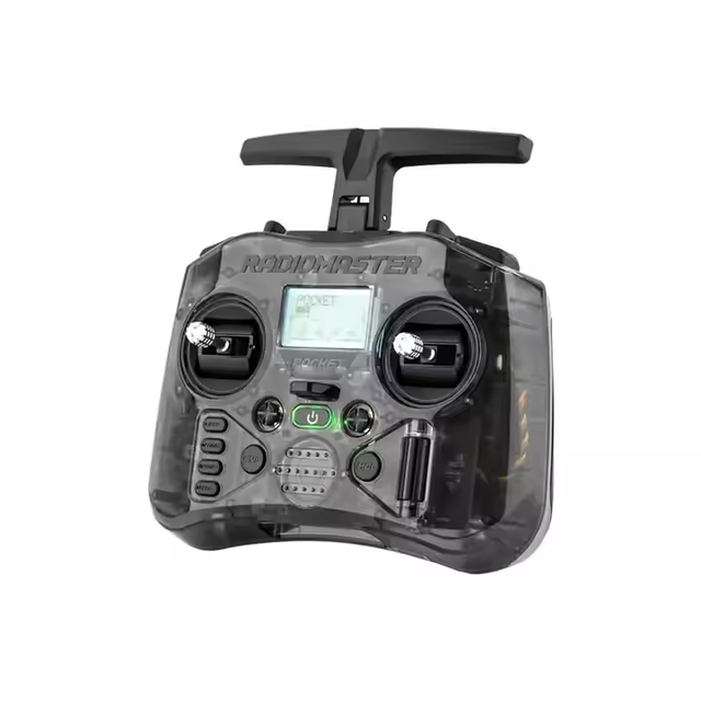 RadioMaster Pocket ELRS 2.4GHz Mini RC Transmitter for FPV Drones & Micro Airplanes (Lightweight, Plug-and-Play)