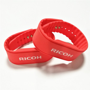 Customized Printing Silicone Bracelet Program Ntag213 Waterproof Silicone Wristband Nfc Wristbands - Product Image 3