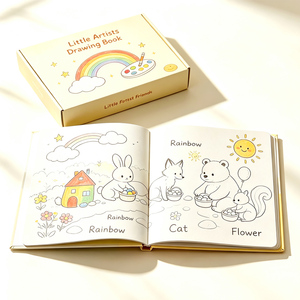 Libro <span class=keywords><strong>da</strong></span> colorare Magic Friends Unicorn con copertina rigida, a colori, con cartoni animati, con confezione regalo per bambini piccoli, per l'educazione artistica precoce - Product Image 4