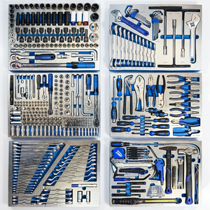 Kit d'outils complet en acier au carbone de 467 pièces, robuste, pour la maison, le garage et les travaux mécaniques automobiles - Product Image 1