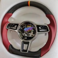 Volant en Alcantara de style ancien amélioré, adapté aux Porsche Cayenne, Boxster, Cayman 987, Panamera, 718, 911, 997, 985, 981 Mk2