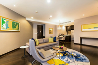 Suite présidentielle d'hôtel 5 étoiles, mobilier complet sur mesure en bois massif et MDF moderne, appartement, salon, chambre à coucher, salle à manger