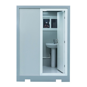 AUS Standard Modern Outdoor <b>Portable</b> Restroom Prefab Bathroom Divided Shower Room Prefab Flat Pack Design - Product Image 1