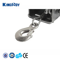 KINGROY - Cabrestante Manual Portátil de Alta Calidad con Cable de Acero Pequeño, Altura de Elevación de 20 m, para ATV/UTV, Camiones, Transporte de Carga, 1 Año de Garantía