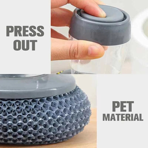 Cepillo Dispensador de Jabón de Plástico Portátil al por Mayor, 1 Unidad, Herramienta de Limpieza de Cocina de Fácil Uso - Product Image 5