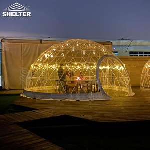 Dôme <span class=keywords><strong>de</strong></span> <span class=keywords><strong>jardin</strong></span> transparent, tentes dômes transparentes <span class=keywords><strong>de</strong></span> <span class=keywords><strong>4</strong></span>-5-6 m <span class=keywords><strong>de</strong></span> diamètre - Product Image 5
