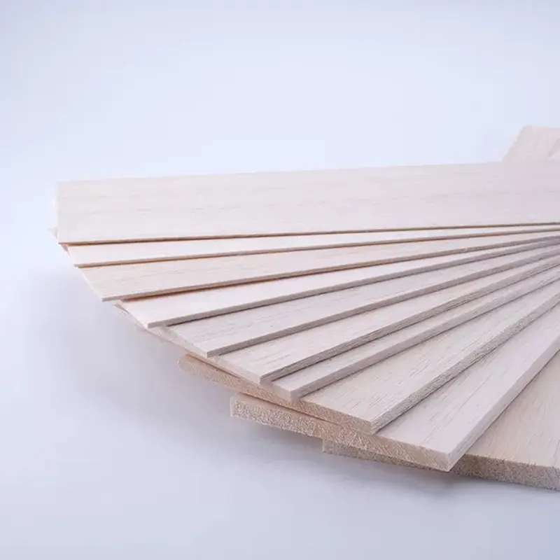 Directamente de fábrica hoja de madera de balsa 12 pulgadas por 20 pulgadas Yiwu productos del mercado madera de balsa 300100mm hojas de madera de balsa