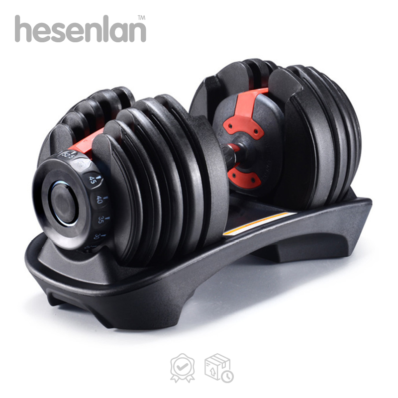 Лучший дропшиппинг (5lbs-52,5 фунта)-(5 кг-24 кг) Amazon новый продукт Пользовательский логотип оборудование для спортзала регулируемая гантели