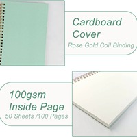 Carnet de notes personnalisé en gros pour fabricants, avec couverture rigide spirale, motif dessin animé, pour journal de bord et papeterie