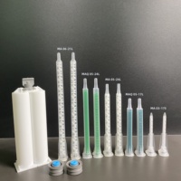 Applicateur de buse de mélangeur statique de colle carrée MAQ 05-24L Mini embouts de mélangeur époxy Tube de mélange Adhésif de mélange à baïonnette pour robot automobile