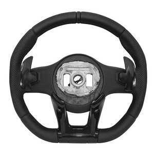 Volante de Lujo con Base Plana para <span class=keywords><strong>Mercedes</strong></span> <span class=keywords><strong>Benz</strong></span> C118 C180 C190 C197 C200 C205 C217 C219 C220 C220d - Product Image 3