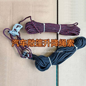 <span class=keywords><strong>Camping</strong></span> Auvent Extension Coupe-Vent Métal Poulie Corde Voiture Convertible Ascenseur Corde Tendeur Réglable Tente Élastique Corde À Cliquet - Product Image 4