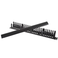 Panneau de brassage fibre optique 24 ports 42U pour intérieur, gestion des câbles, organisateur de rack de serveur 19 pouces, noir, certifié CE