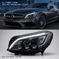 Ensemble de phares LED pour Mercedes-Benz CLS W218 2012-2017, mise à niveau haut de gamme, feux de jour 55W 24V