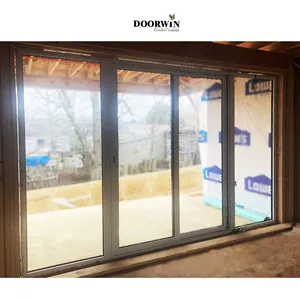 Thermal Break Aluminum Profile Lift Sliding Door Quality Double Pane Triple Glazing Sliding Door Customized Pocket Sliding Door